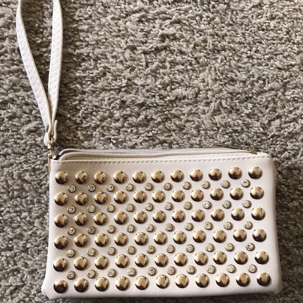 Tan Clutch/Wristlet